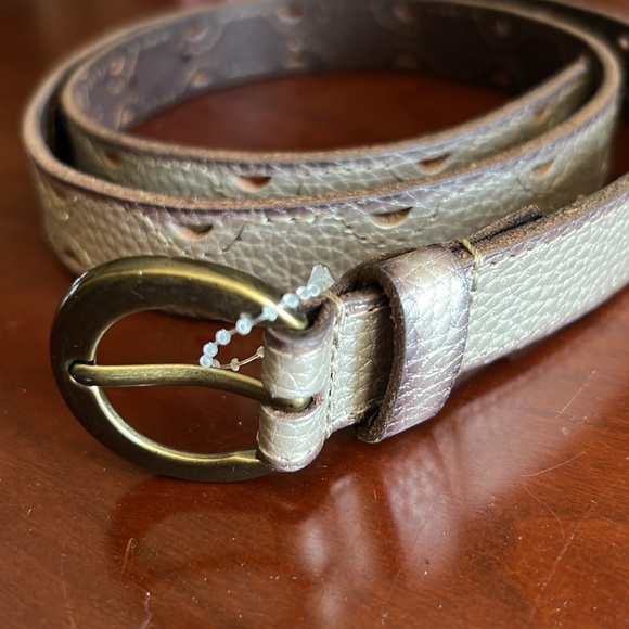 Lucky Brand Accessories - Lucky brand belt size M womens color gold brown metallic